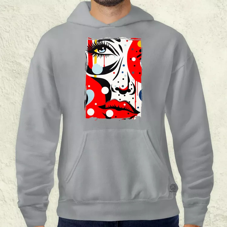 Pop art arc v2 férfi pulóver