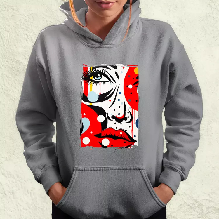 Pop art arc v2 női pulóver