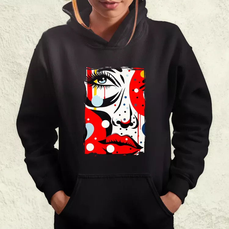 Pop art arc v2 női pulóver