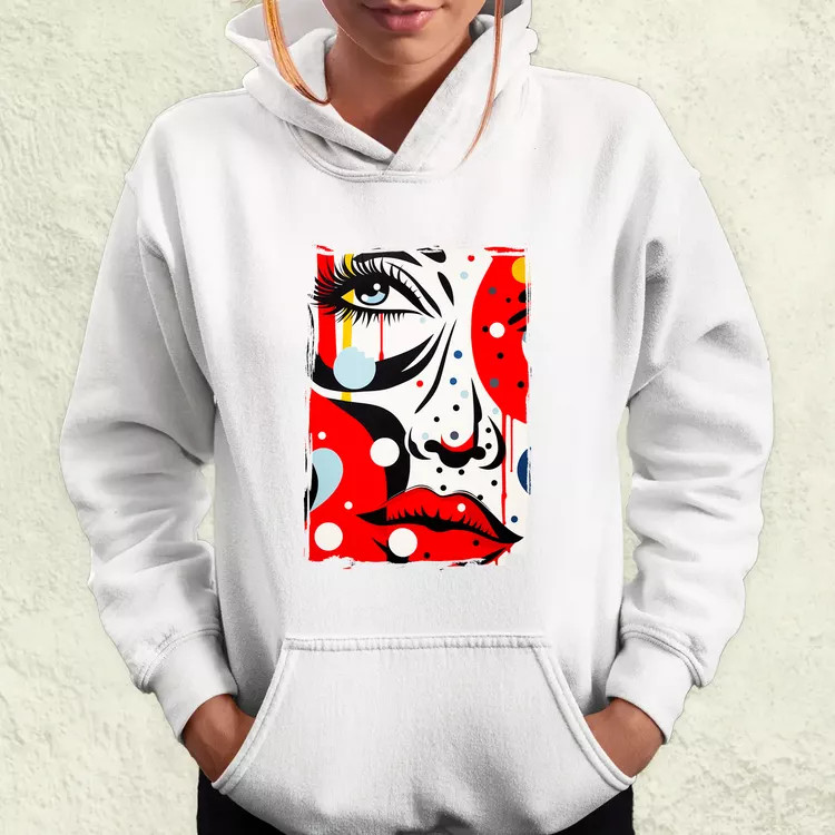 Pop art arc v2 női pulóver