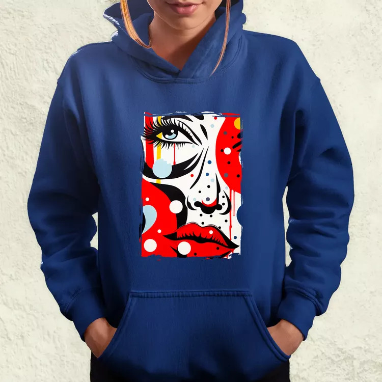 Pop art arc v2 női pulóver