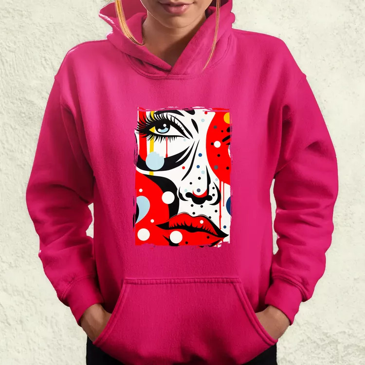 Pop art arc v2 női pulóver