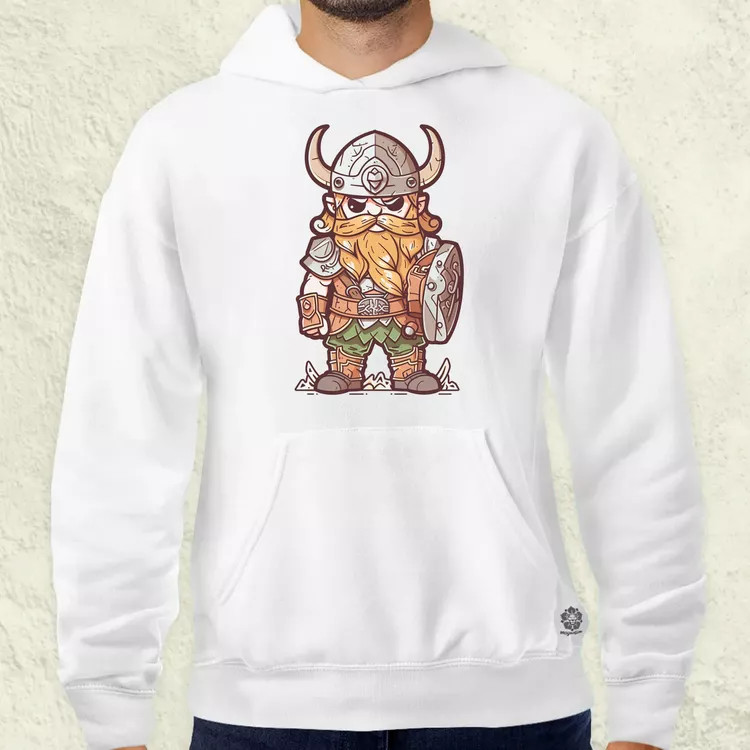 Színes viking vonalrajz férfi pulóver