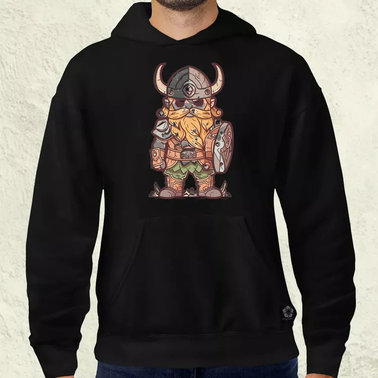Színes viking vonalrajz férfi pulóver