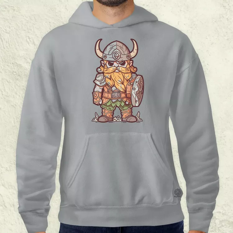 Színes viking vonalrajz férfi pulóver