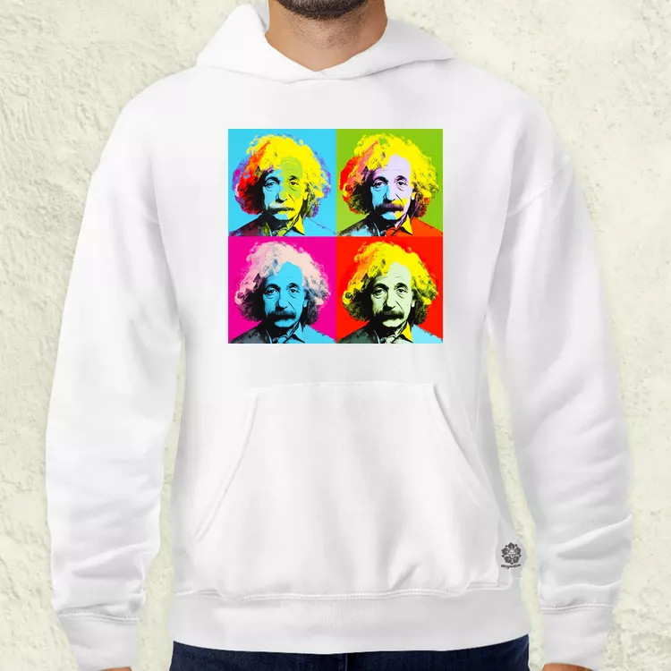 Pop art Einstein v1 férfi pulóver