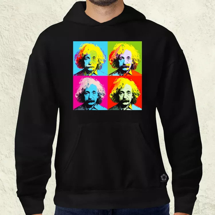Pop art Einstein v1 férfi pulóver