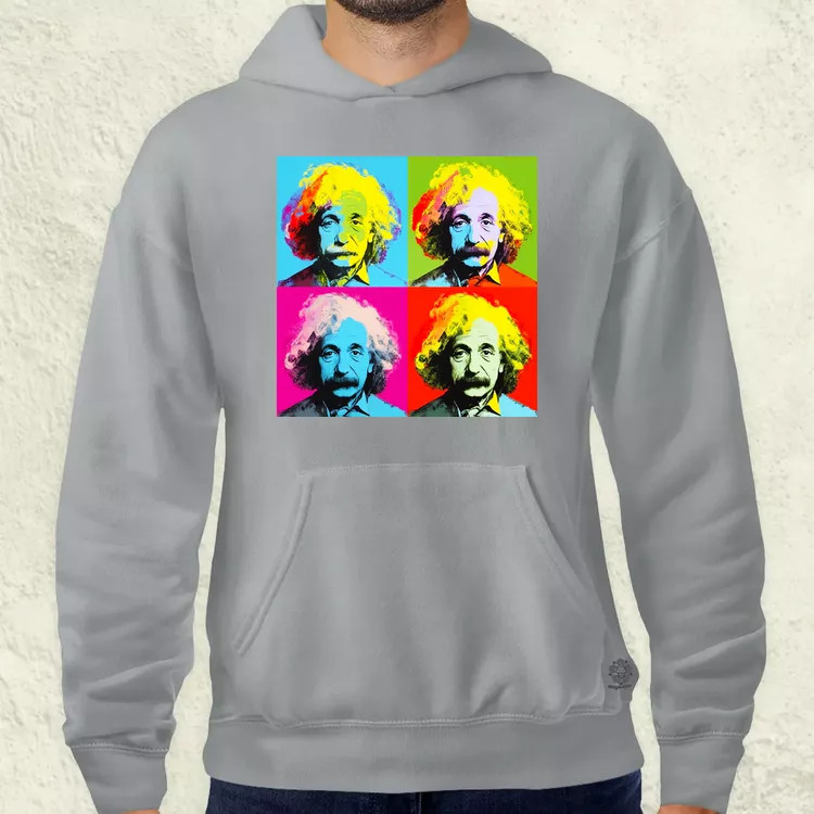 Pop art Einstein v1 férfi pulóver