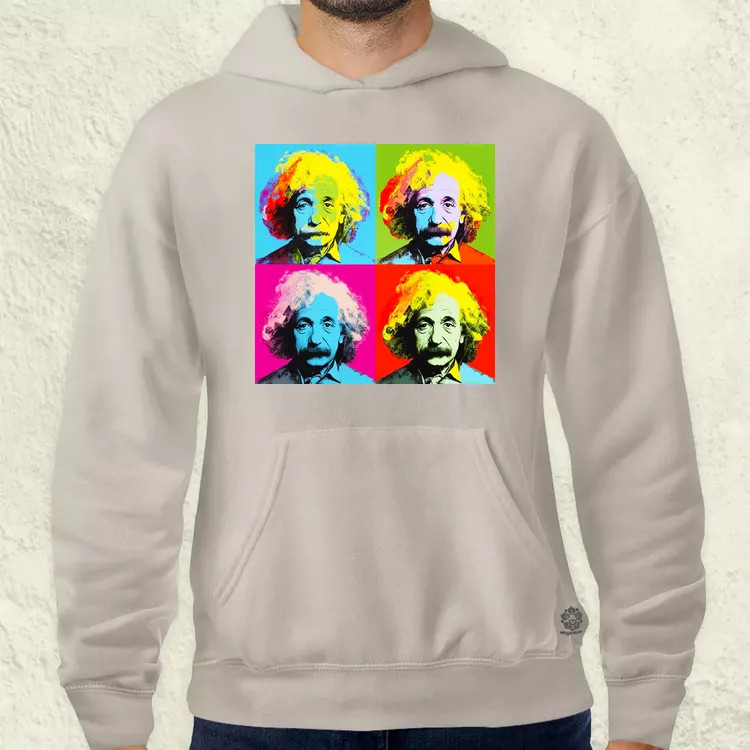 Pop art Einstein v1 férfi pulóver