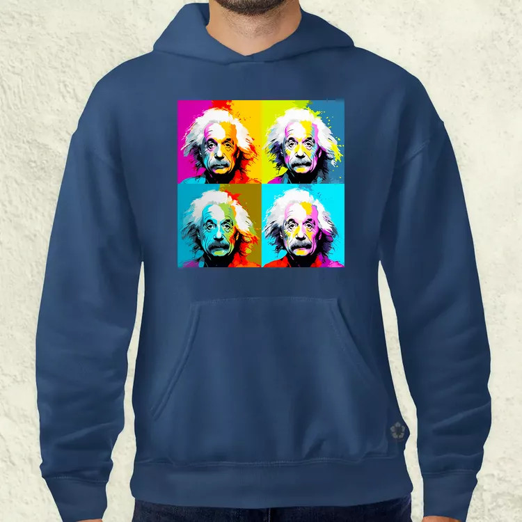 Pop art Einstein v10 férfi pulóver
