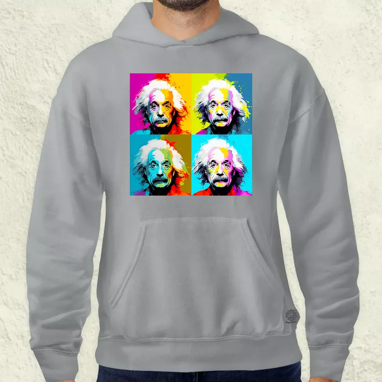 Pop art Einstein v10 férfi pulóver