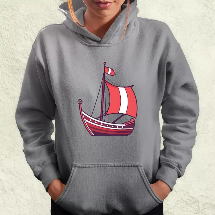 Viking hosszúhajó v1 női pulóver