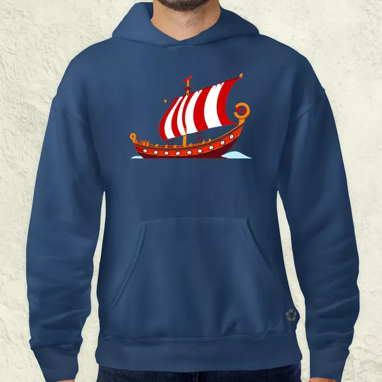 Viking hosszúhajó v2 férfi pulóver