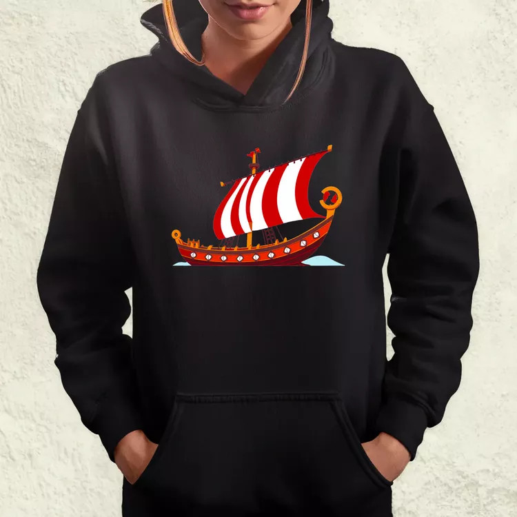 Viking hosszúhajó v2 női pulóver