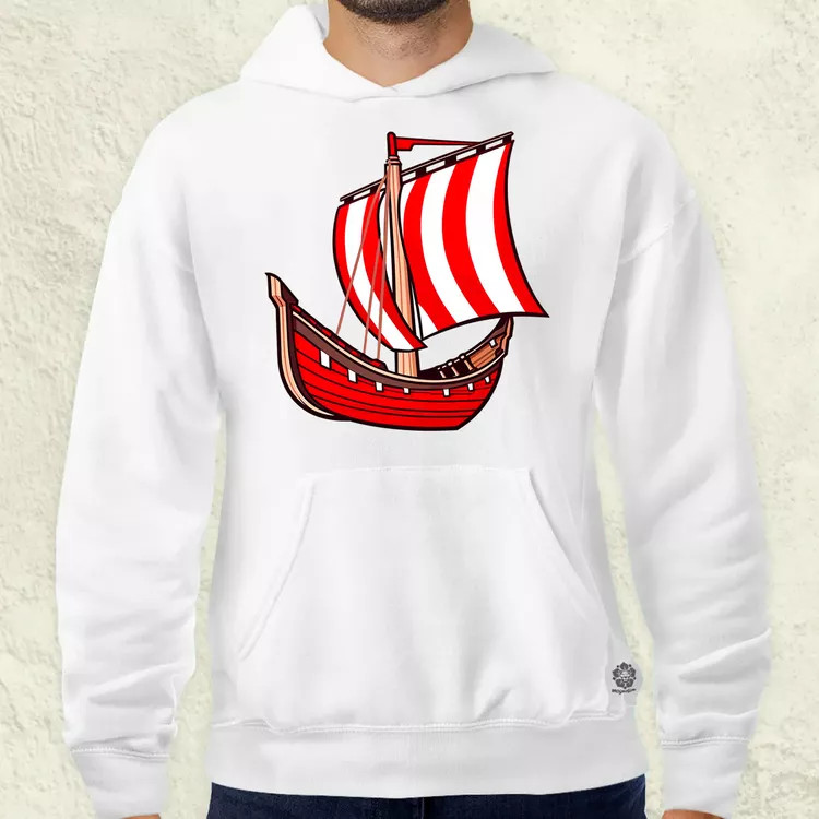 Viking hosszúhajó v3 férfi pulóver