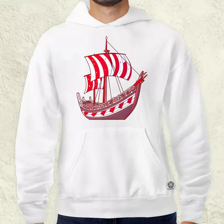 Viking hosszúhajó v5 férfi pulóver