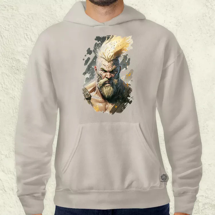 Viking portré v5 férfi pulóver