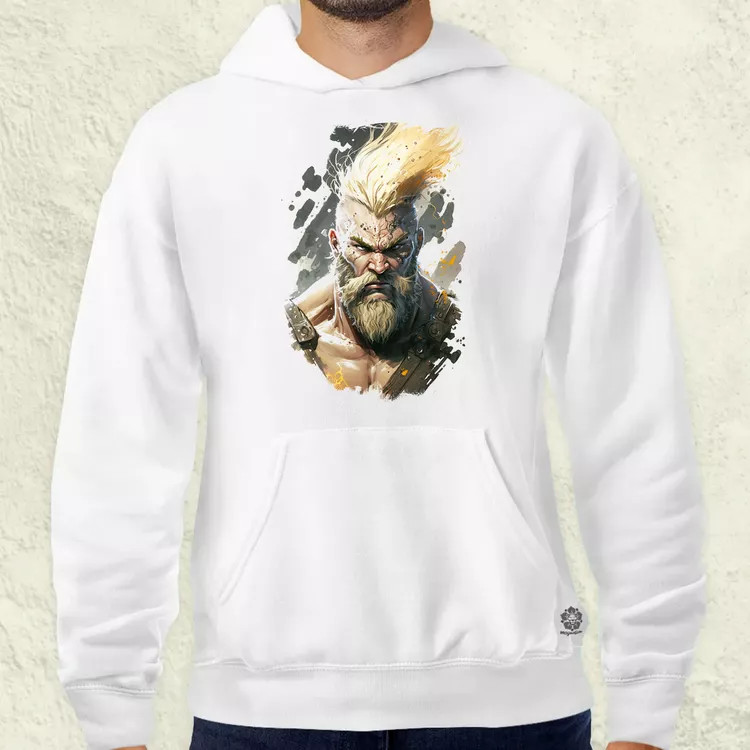 Viking portré v5 férfi pulóver