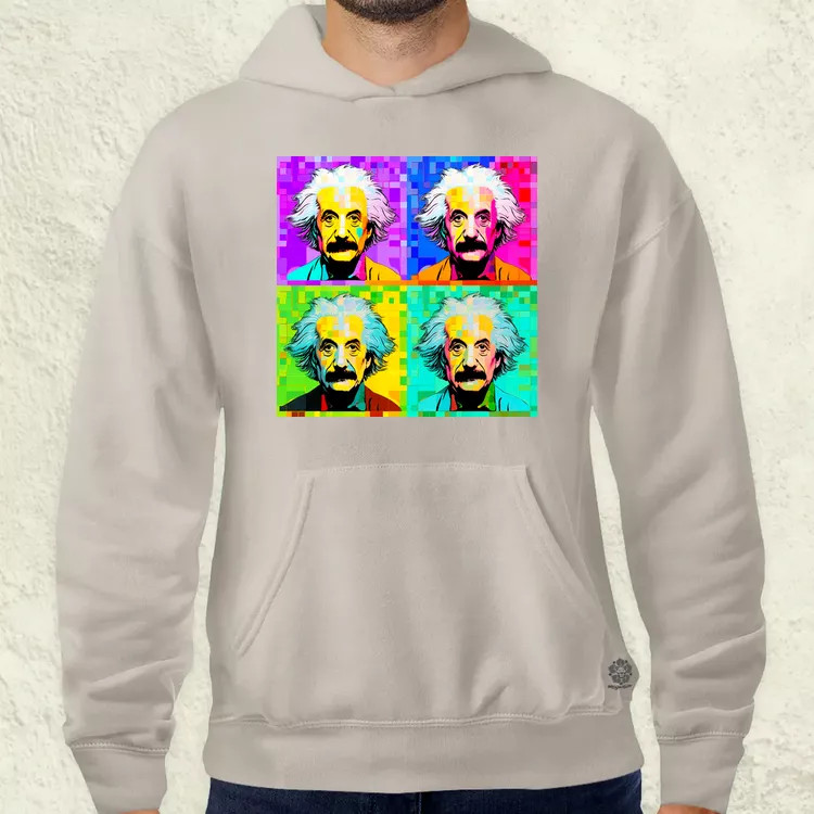 Pop art Einstein v11 férfi pulóver