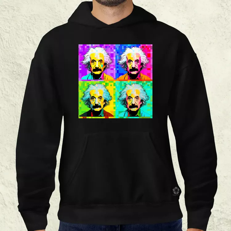 Pop art Einstein v11 férfi pulóver
