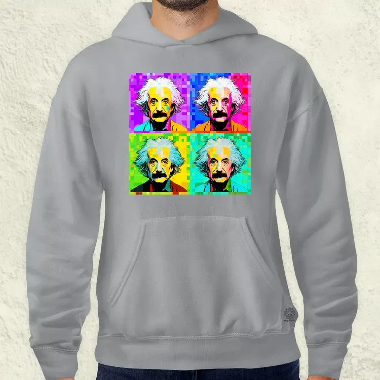 Pop art Einstein v11 férfi pulóver