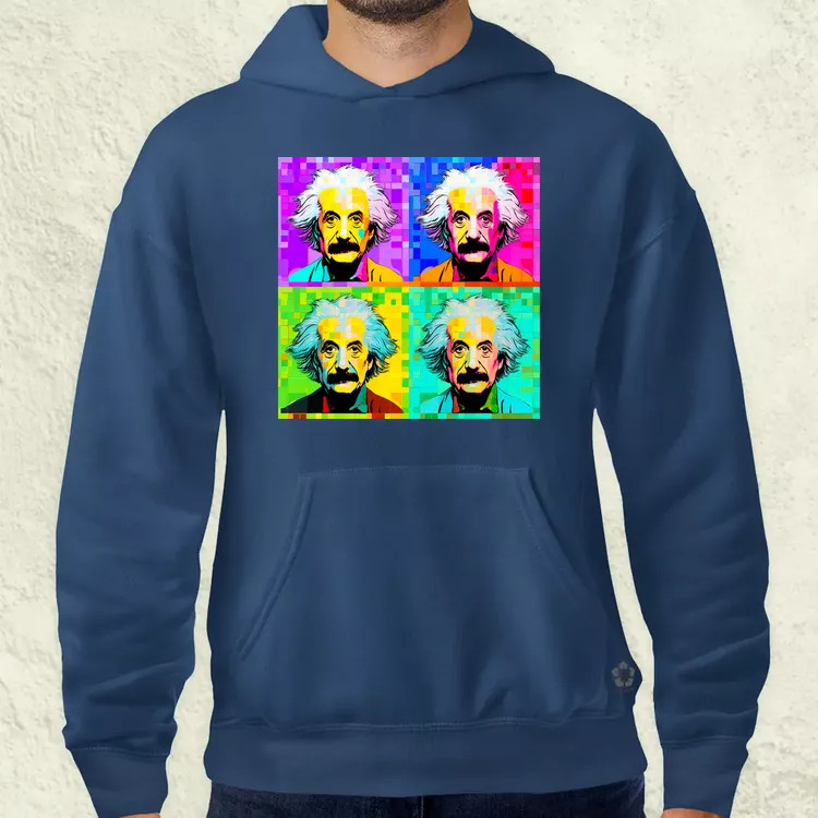 Pop art Einstein v11 férfi pulóver