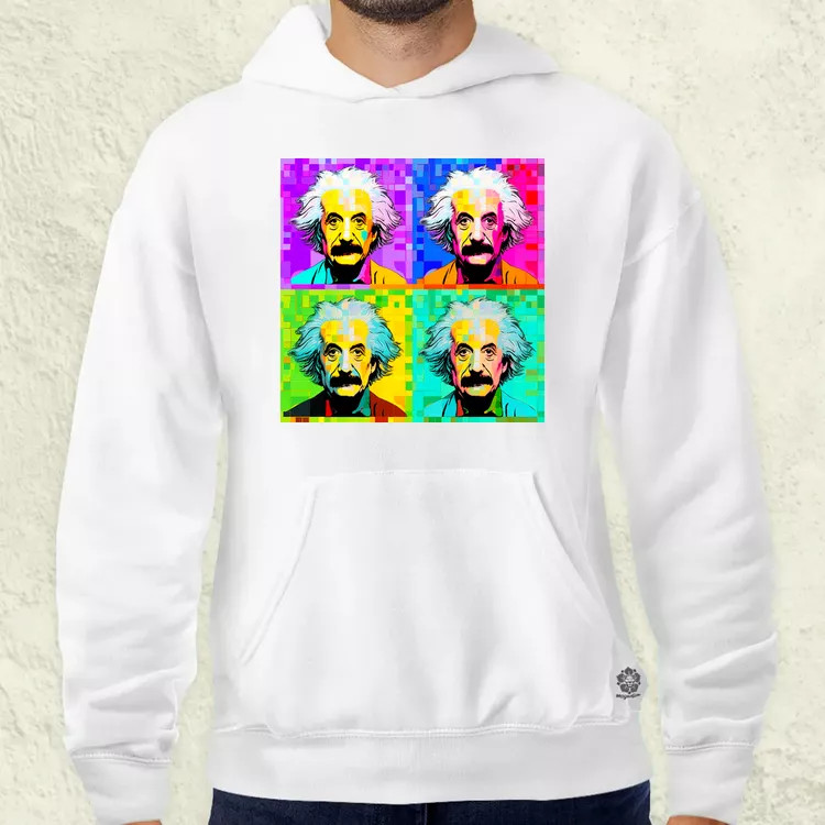 Pop art Einstein v11 férfi pulóver