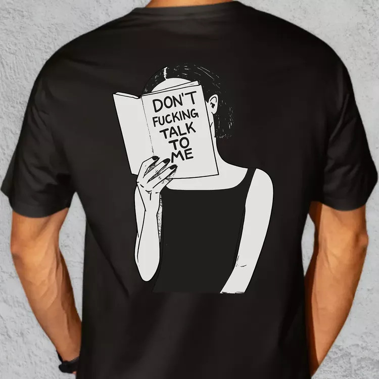 Dont't talk to me oversize póló