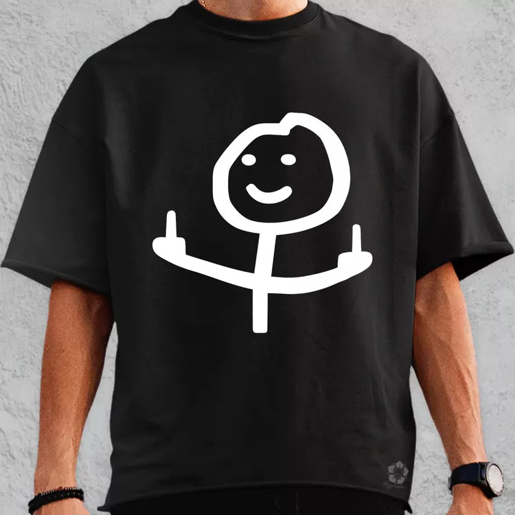 FCK U fehér oversize póló