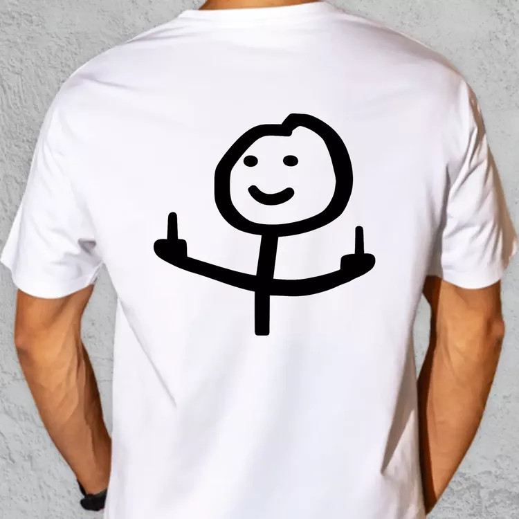 FCK U fekete oversize póló