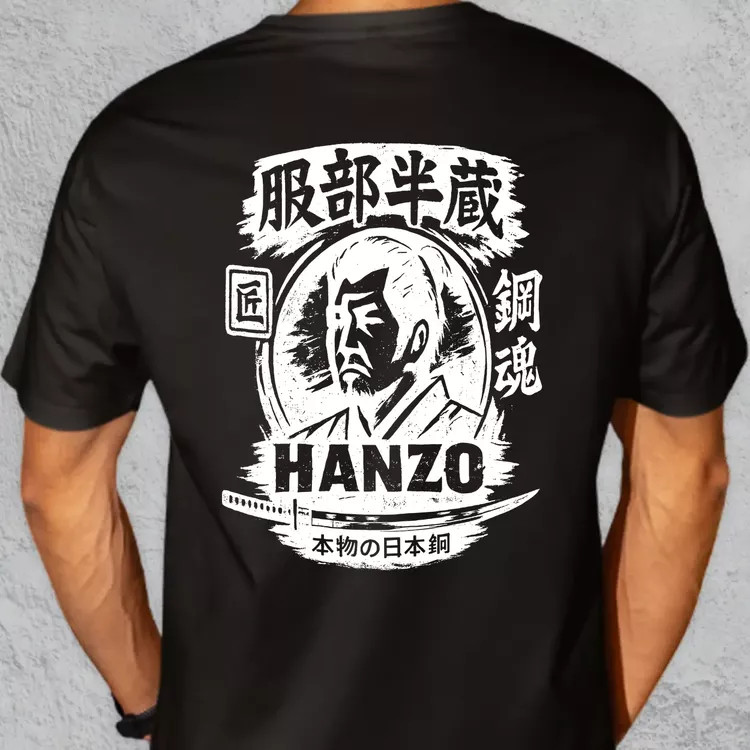 Hattori Hanzo fehér oversize póló