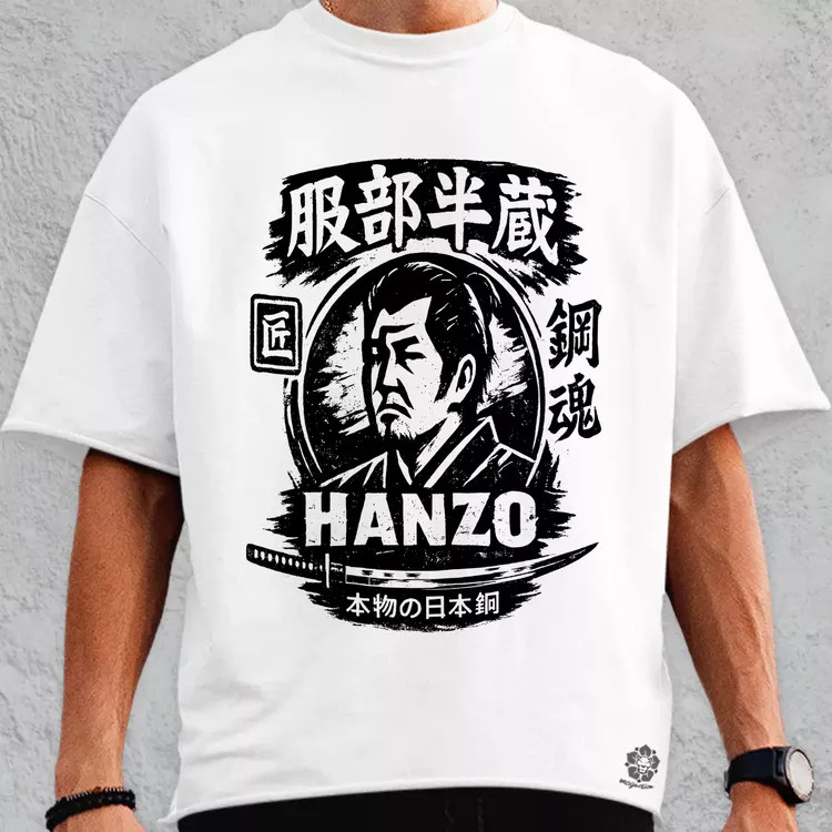 Hattori Hanzo fekete oversize póló