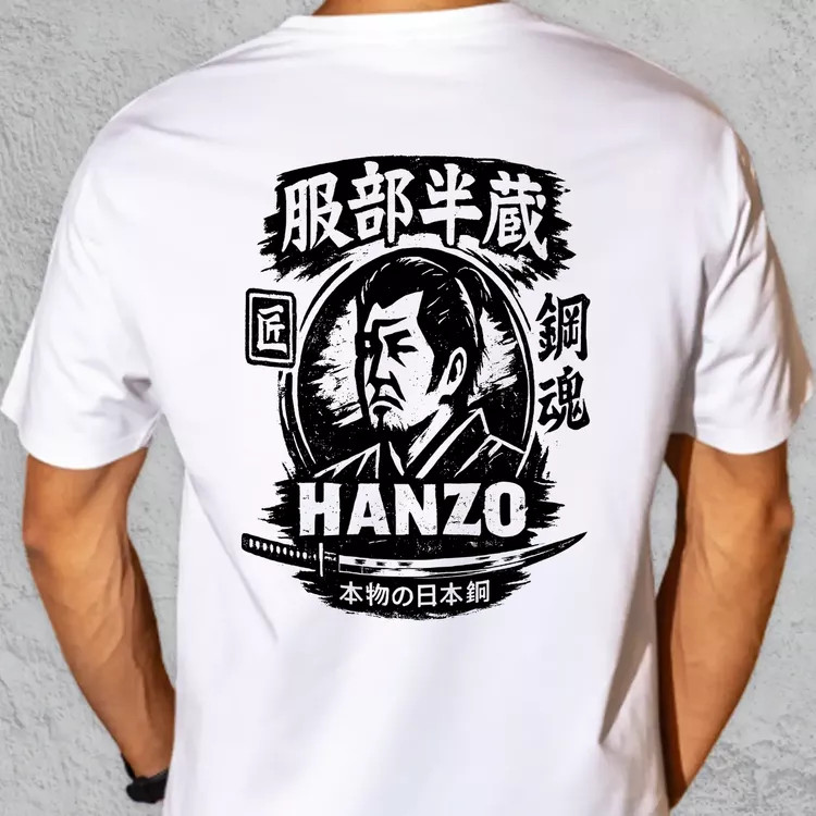 Hattori Hanzo fekete oversize póló