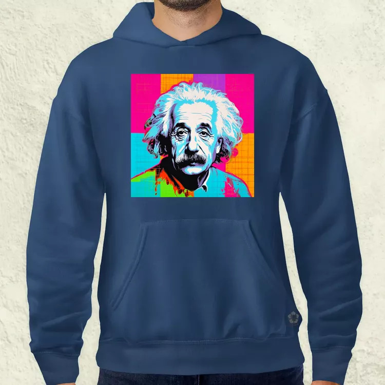 Pop art Einstein v12 férfi pulóver