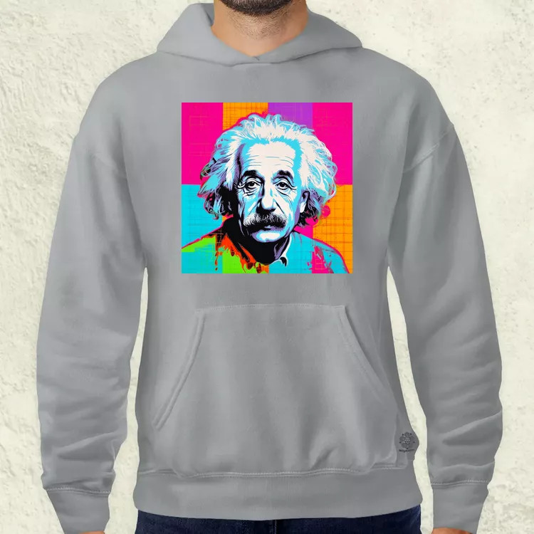 Pop art Einstein v12 férfi pulóver