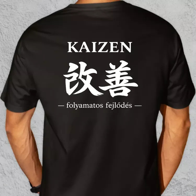 Kaizen fehér oversize póló