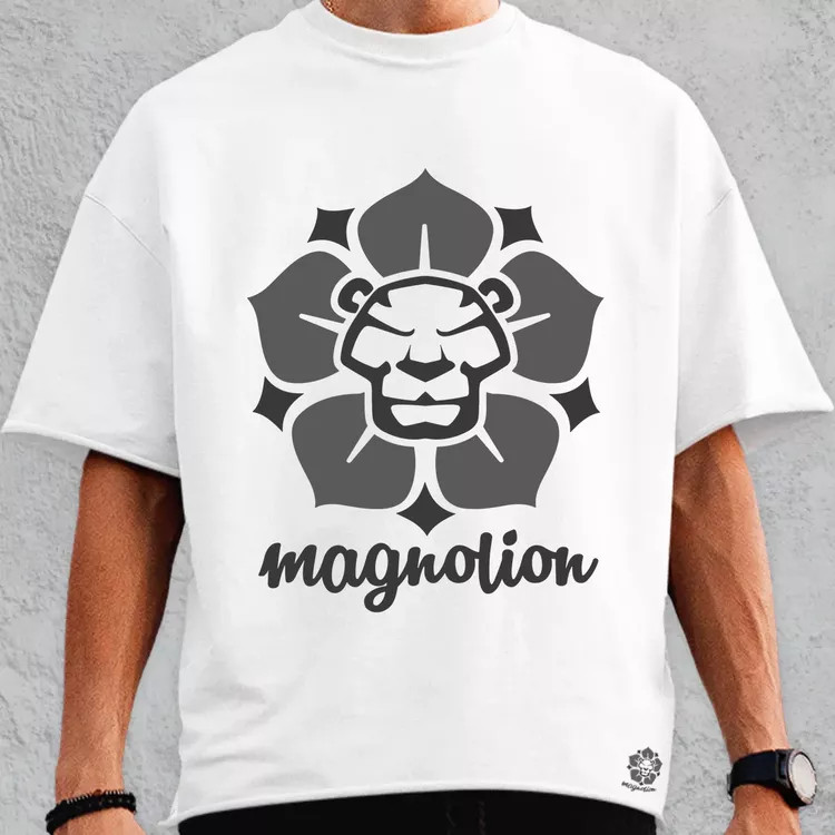 Magnolion fekete oversize póló