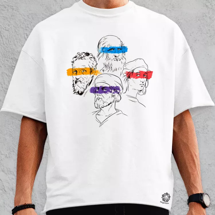 Művészek oversize póló