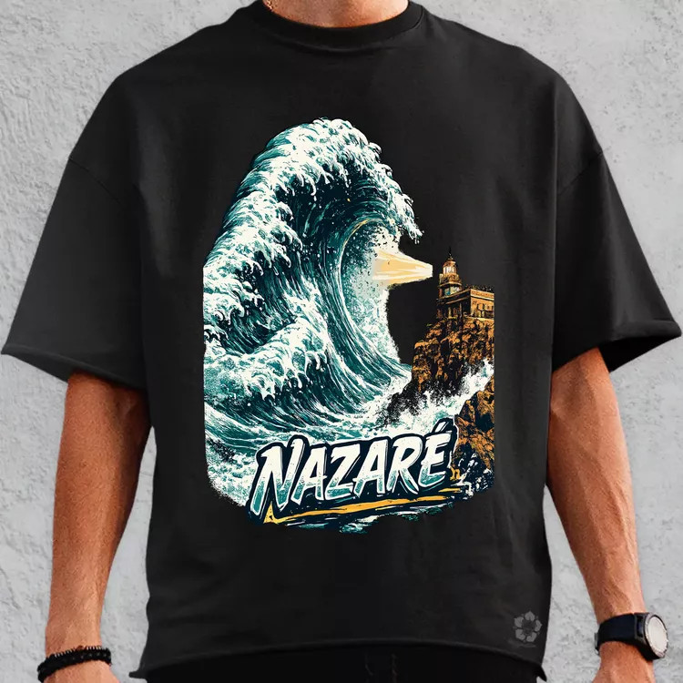 Nazaré nagy hullám oversize póló