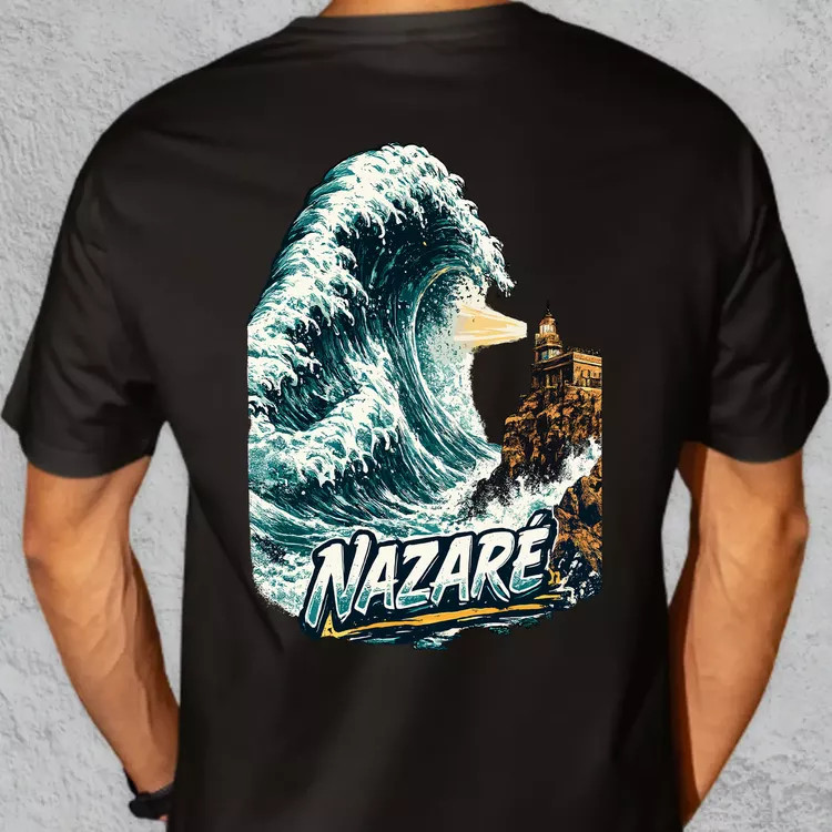 Nazaré nagy hullám oversize póló