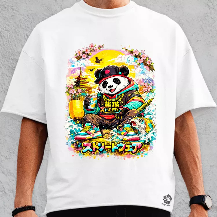 Panda oversize póló