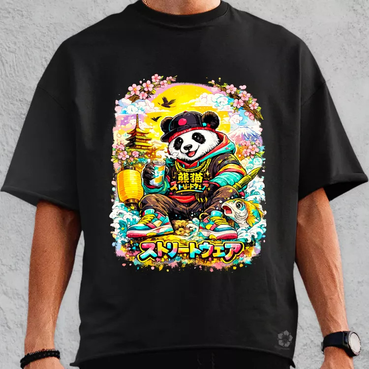 Panda oversize póló