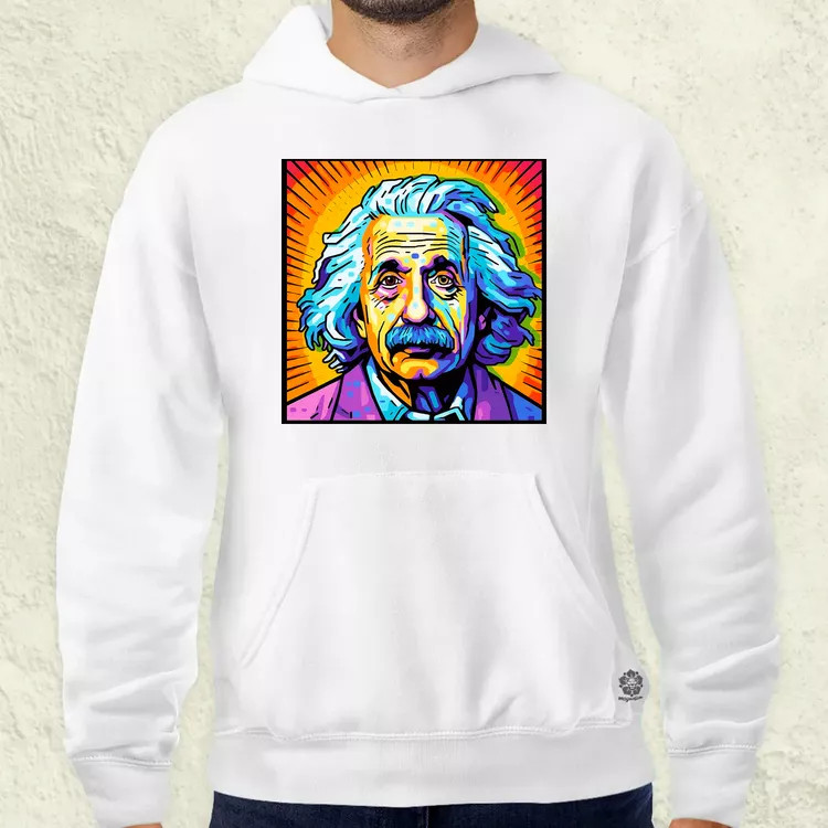 Pop art Einstein v13 férfi pulóver