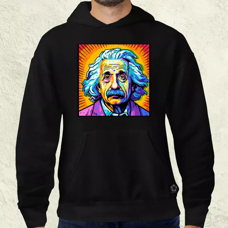 Pop art Einstein v13 férfi pulóver