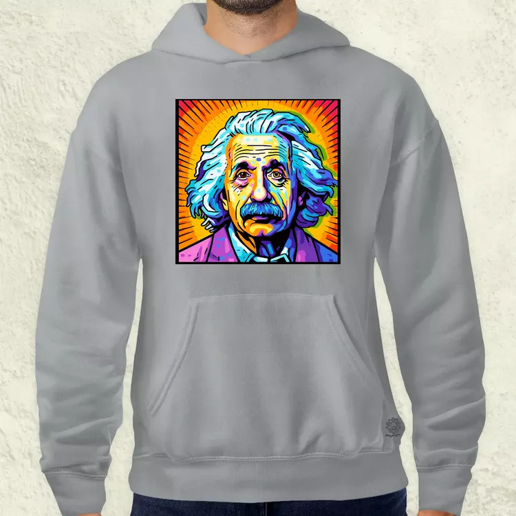 Pop art Einstein v13 férfi pulóver