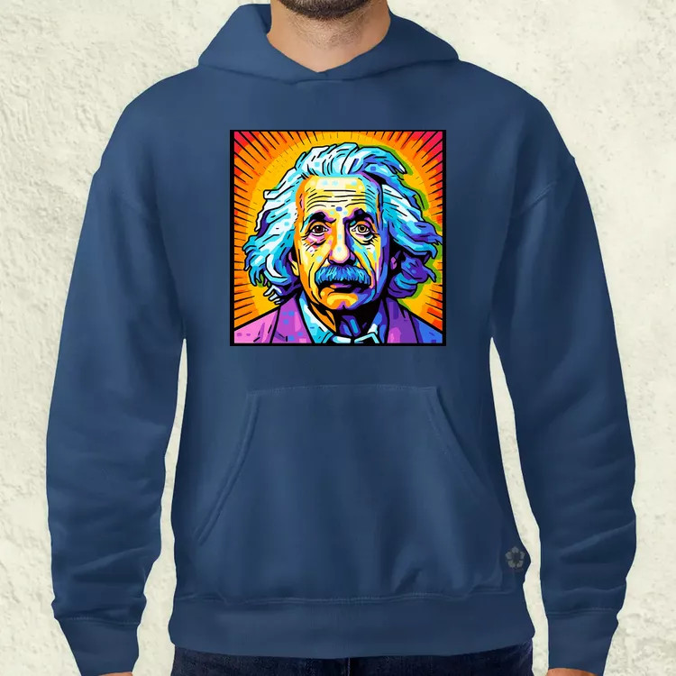 Pop art Einstein v13 férfi pulóver