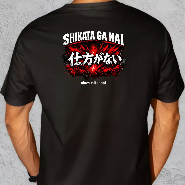 Shikata ga nai oversize póló
