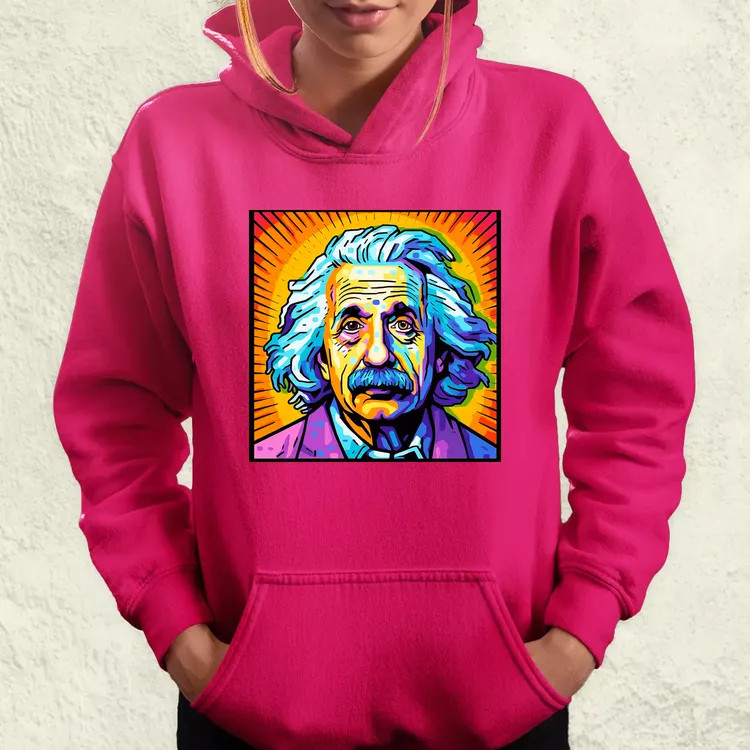 Pop art Einstein v13 női pulóver