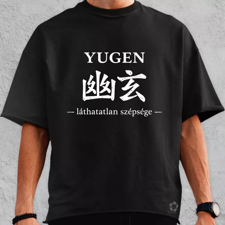 Yugen fehér oversize póló