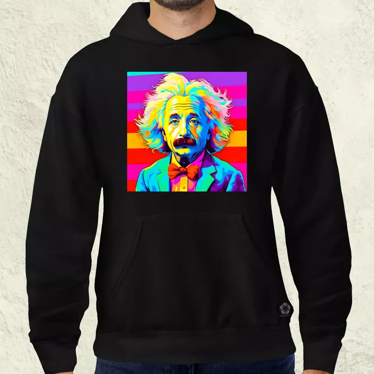 Pop art Einstein v14 férfi pulóver